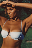 MELODY BIKINI TOP LIGHT BLUE