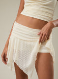 ANDREA MINI SKIRT CREAM