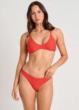 TEXTURED FIXED TRI TOP RED TULIP