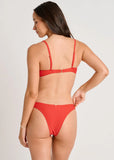 TEXTURED FIXED TRI TOP RED TULIP