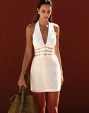 GRACE SHORT DRESS WHITE