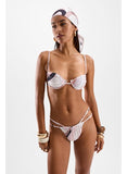 PISCES RUCHED BRA MARS BEIGE