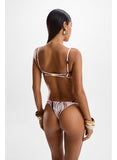 PISCES RUCHED BRA MARS BEIGE