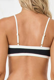 MADISON TOP BLACK/CREAM