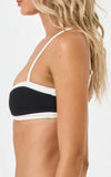 MADISON TOP BLACK/CREAM