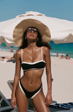 MADISON TOP BLACK/CREAM