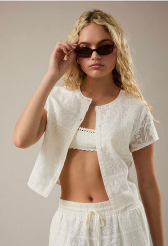 SERENITY BUTTON DOWN TOP