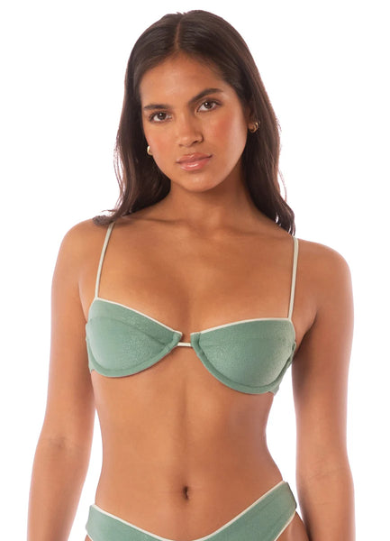 SHAMROCK GREEN JUPITER UNDERWIRE TOP