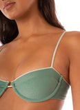 SHAMROCK GREEN JUPITER UNDERWIRE TOP