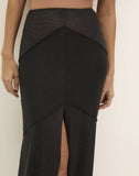 TALY LONG SKIRT BLACK