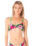 PARAKEET GREEN TEMIS BRALETTE TOP