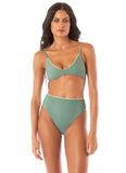 SHAMROCK GREEN CRETA BRALETTE TOP