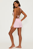 TIA SHORTS PINK STRIPE