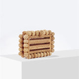 WICKER CLUTCH