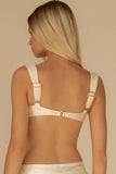 CREAM SILKIE BELLA BIKINI TOP