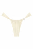 CREAM SILKIE SANDRA PEARL BIKINI BOTTOM