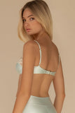 SEAFOAM SILKIE LENA BIKINI TOP