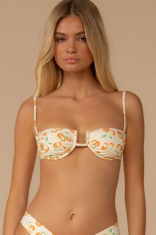 CHERRY SHERBET SIMONETTE BIKINI TOP