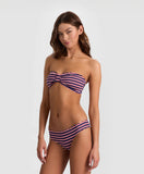 TEAKWOOD REVERSIBLE SCALLOPED BANDEAU