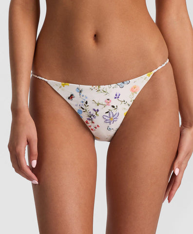 TWISTING VINES EMBROIDERED ROBE BOTTOM