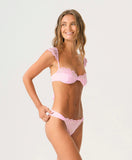 ROSE LACE FANNED BOTTOM