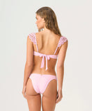 ROSE LACE FANNED BOTTOM