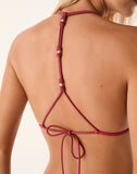 FIRENZE MANON T BACK TRI TOP FRESH ROSE