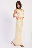 FLORAL IVORY MACRAME SET
