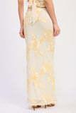 FLORAL IVORY MACRAME SET