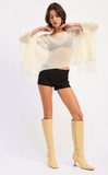 EMERY PONCHO TOP