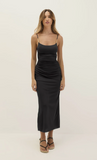 LORENA MIDI DRESS BLACK