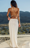 NOOR MAXI SKIRT GOLD KNIT