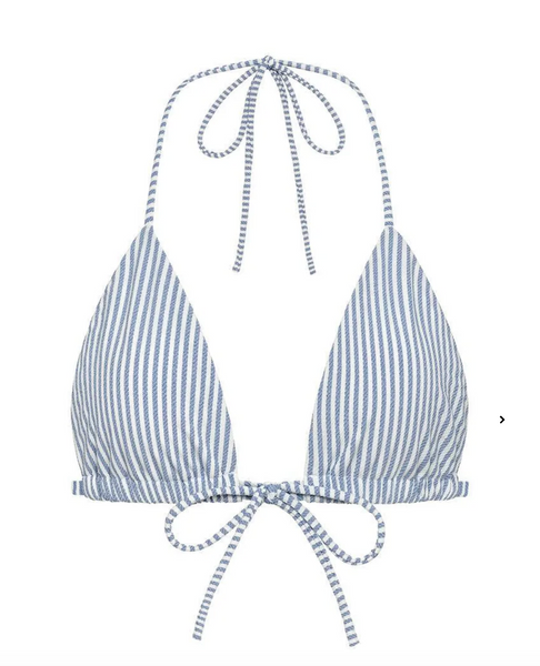 CLASSIC BLUE STRIPE EMMA BIKINI TOP