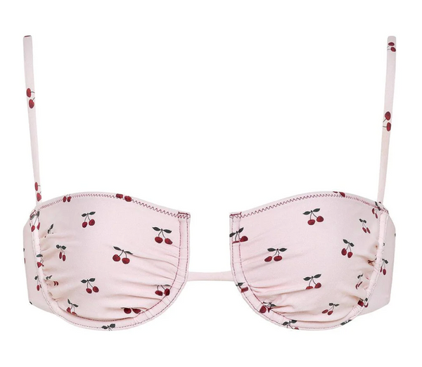 CHERRIES SIMONETTE BIKINI TOP
