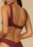 MAROON KAIA SPORT BIKINI TOP