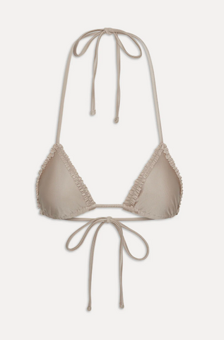 NICK RUFFLE SATIN TOP BIRTHDAY SUIT