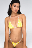 CALISTA TRIANGLE BIKINI TOP SUNSHINE