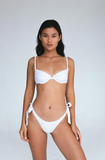 TERRA EYELET BIKINI BOTTOM WHITE