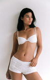 DYLAN EYELET SHORTS WHITE