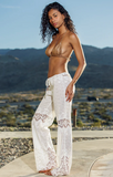 CHIARA LACE PANT WHITE