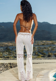 CHIARA LACE PANT WHITE