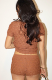 AMALFI SHORT BROWN