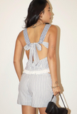MAGNOLIA NAVY TOP