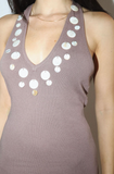 MOTHER OF PEARL MINI DRESS