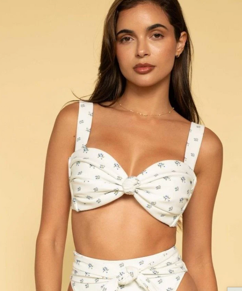 HEIDI FLORAL HAYDEN BIKINI TOP