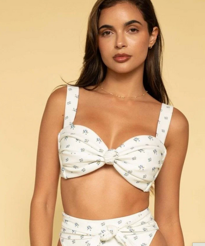 HEIDI FLORAL HAYDEN BIKINI TOP