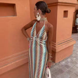 CABANA AZUL MAXI DRESS