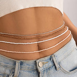 BEADED BELLY CHAIN