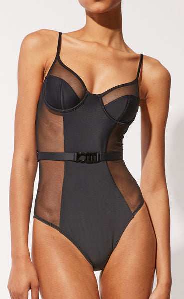 SPENCER ONE PIECE MESH BLACKOUT